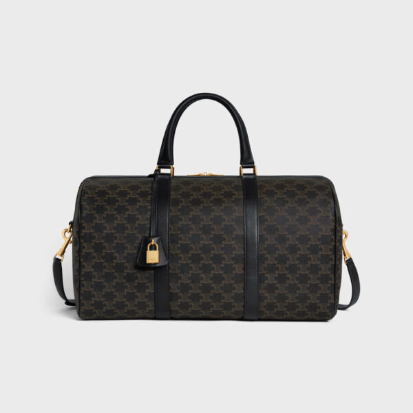 셀린느 미디엄 보야지 트리옹프 캔버스와 송아지 가죽 블랙 190662CHI.38NO