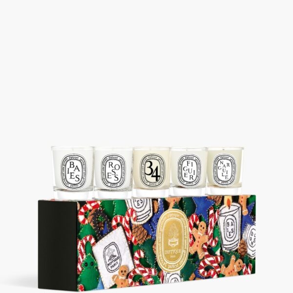 딥티크 홀리데이 에디션 5개의 미니어처 캔들 세트 - 미리 구성된